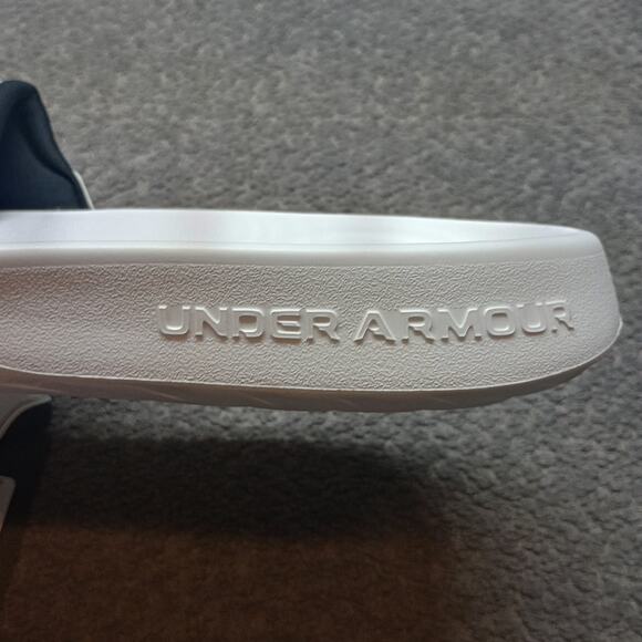 Under Armour Ignite Select Men\'s Slide Sandals White Size 18 New
